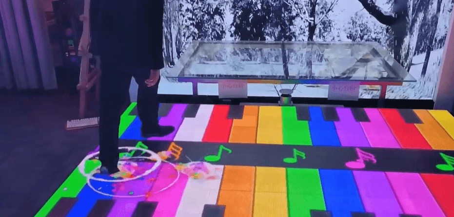 Dance floor screen 2 Dance floor screen 2